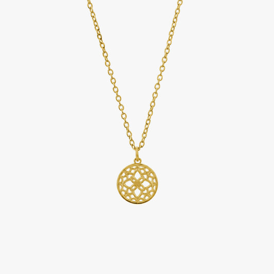 Mia Silver Floral Necklace