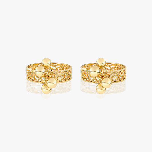 Myna Silver Toe Ring