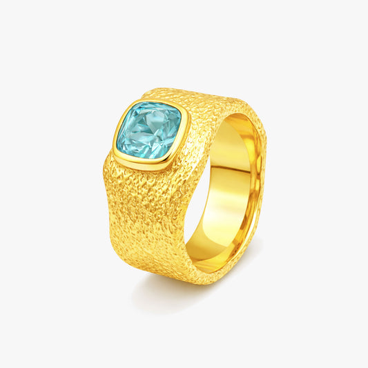 Moi Silver Adjustable Ring