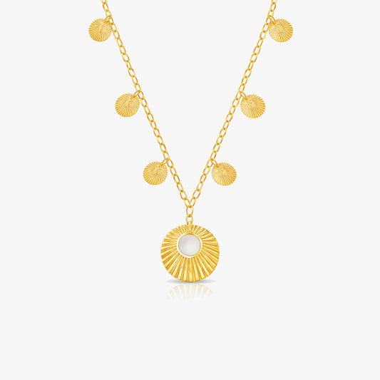 Samira Silver Coin Necklace