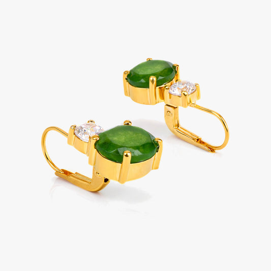 Sara Silver Quartz Earrings