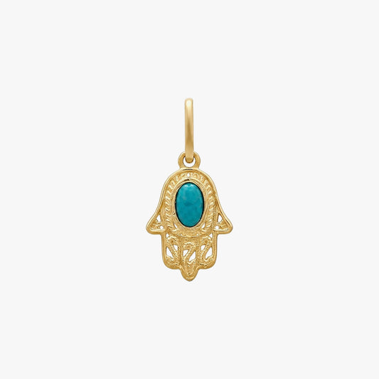 Lily Silver Turquoise Pendant