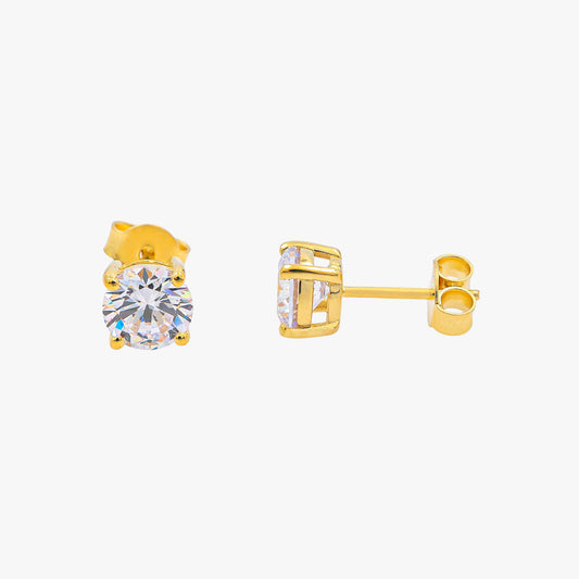 Nora Silver Stud Earrings