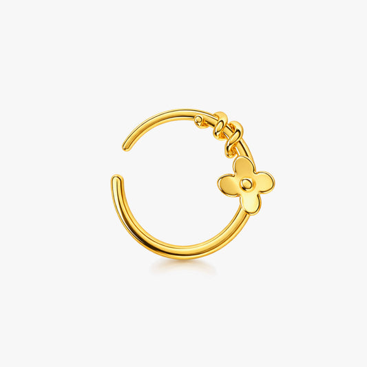 Abda Silver Nose Pin