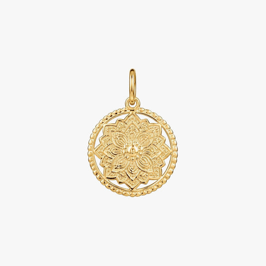 Ella Silver Floral Pendant