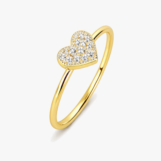 Nora Silver Zirconia Adjustable Ring