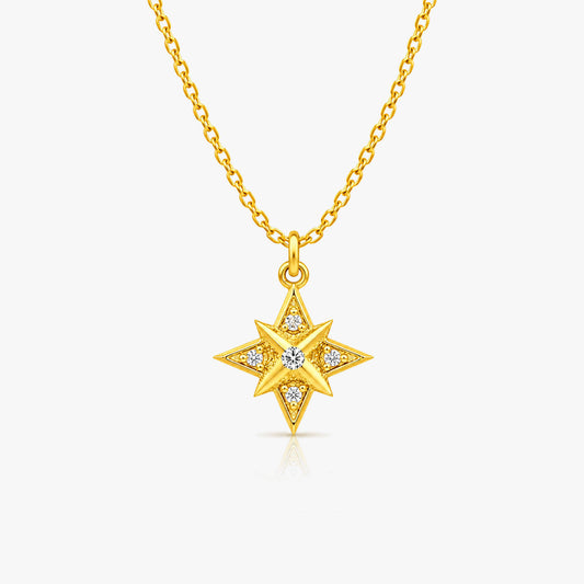 Ella Silver Star Necklace