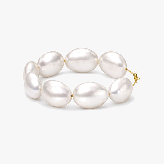 Zeni Silver Pearl Bracelets