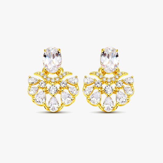 Jela Silver Stud Earrings