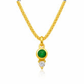 Lucy Silver Zirconia Necklace