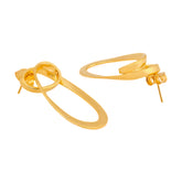 Zoya Sterling Silver Organic Stud Earrings