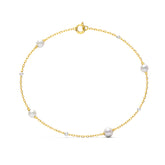 Jiya Silver Pearl Bracelets