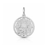 Ella Silver Floral Pendant