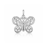 Ava Silver Butterfly Pendant