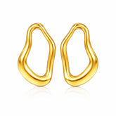 Noa Silver Organic Earrings