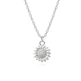 Ava Silver Sun Flower Pendant