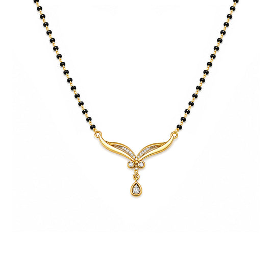 Aiko Silver Mangalsutra