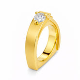 Joe Silver Diamond Adjustable Ring