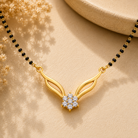 Asya Silver Mangalsutra