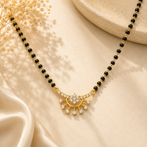 Inra Silver Mangalsutra