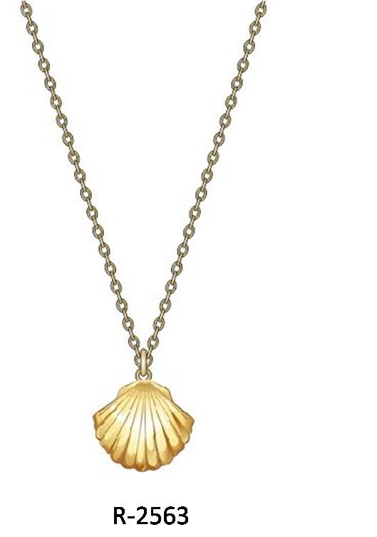 Ava Sterling Silver Shell Necklace