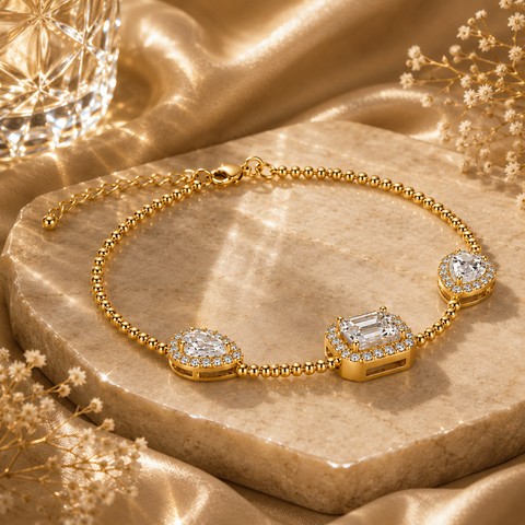 Akra Silver Zirconia Bracelets