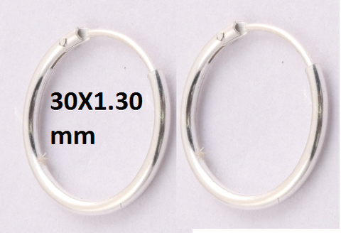 Kate Sterling Silver Huggies Earrings