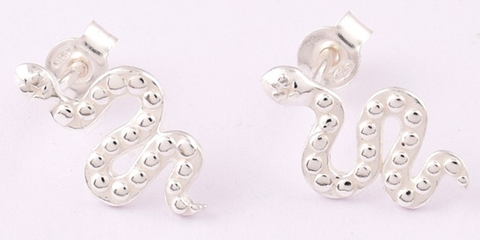 Mia Sterling Silver Snack Stud Earrings