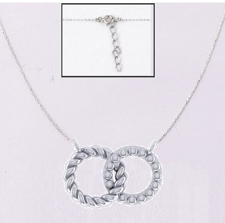 Lily Sterling Silver Elegant Necklace