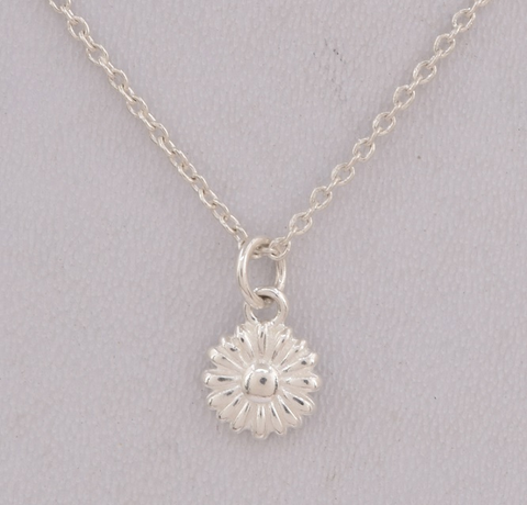 Anna Sterling Silver Floral Necklace