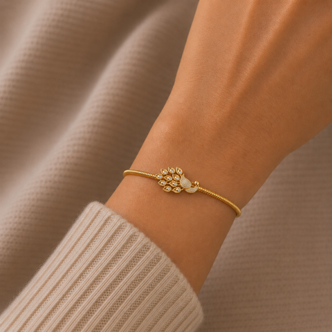 Liv Silver Cuff Bangle