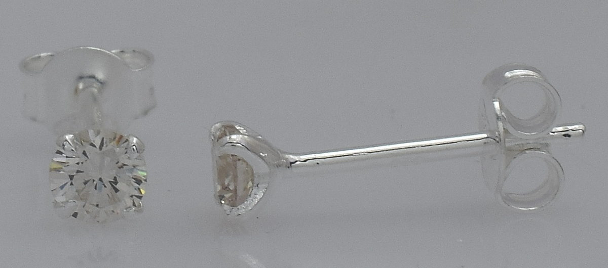 Rin Sterling Silver Blue Magnesite Earrings