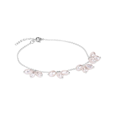 Iren Silver Pearl Bracelets