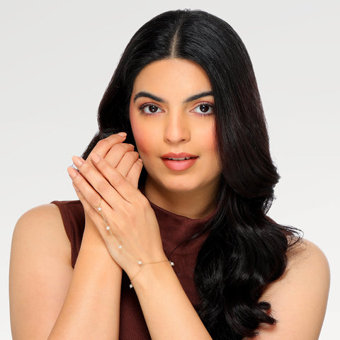 Gyra Silver Pearl Bracelets