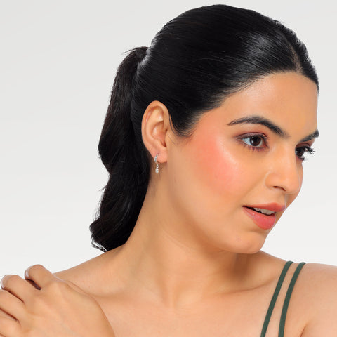 Ree Silver Zirconia Earrings