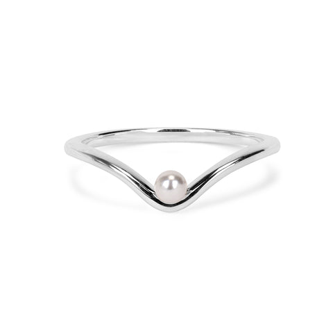 Anna Synthetic Pearl Adjustable Ring