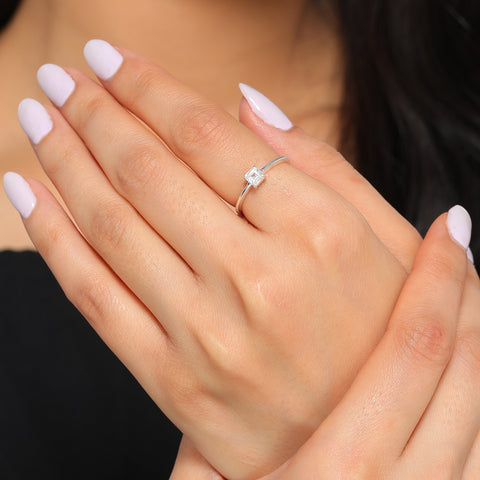 Lia Silver Adjustable Ring