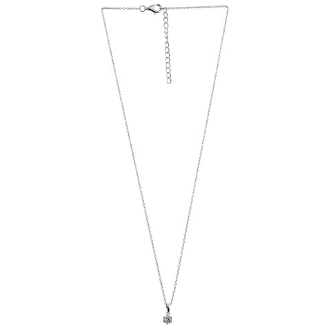 Kate Silver Diamond Necklace