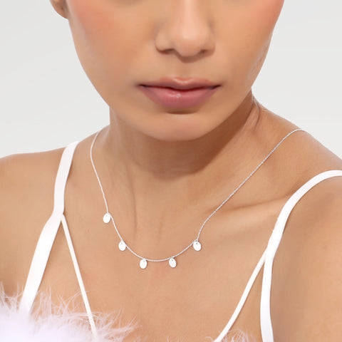 Mia Sterling Silver Elegant Necklace