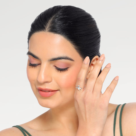 Anna Sterling Silver Humming Bird Ring