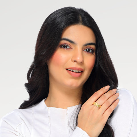 Aora Silver Adjustable  Ring