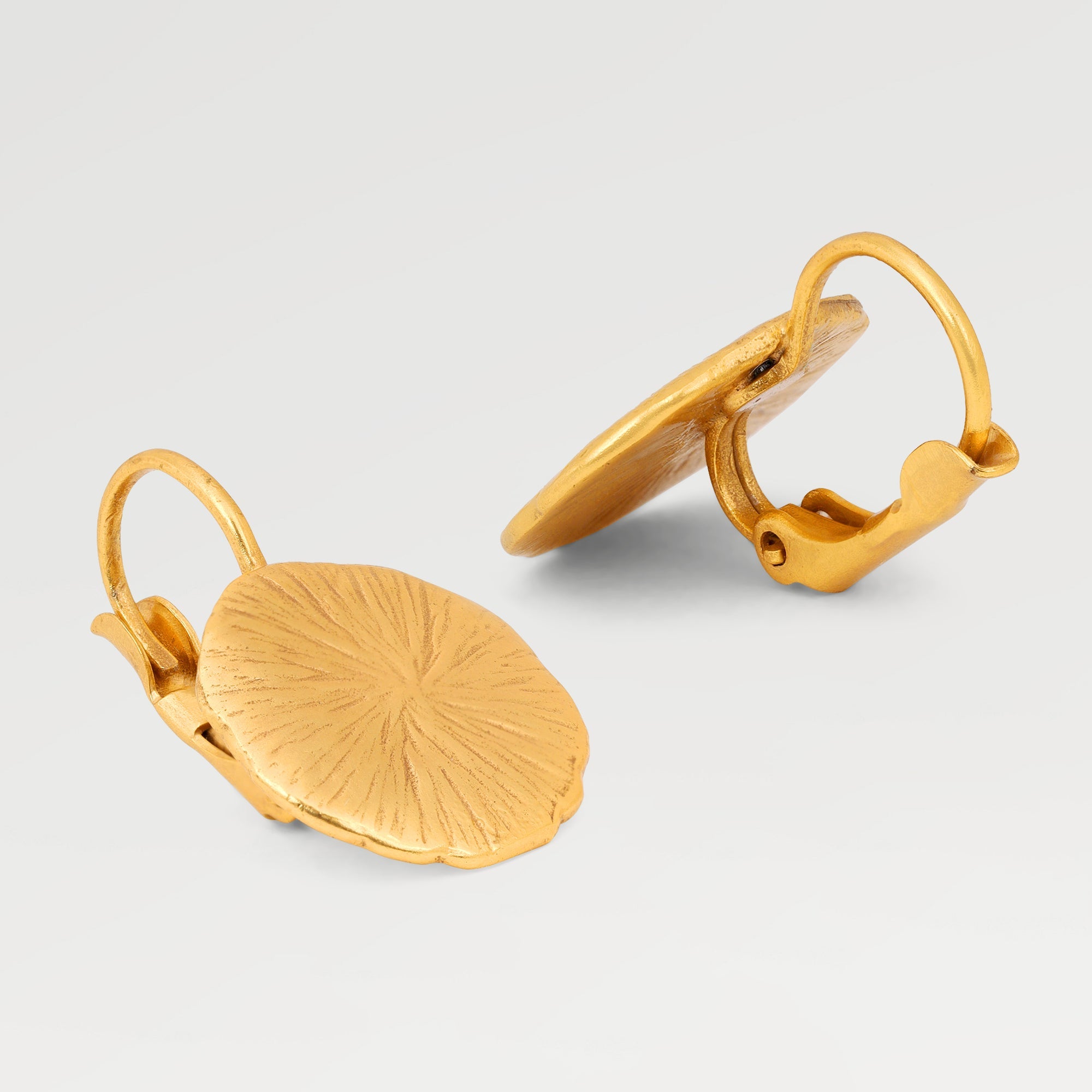 Kate Organic Textured Earrings