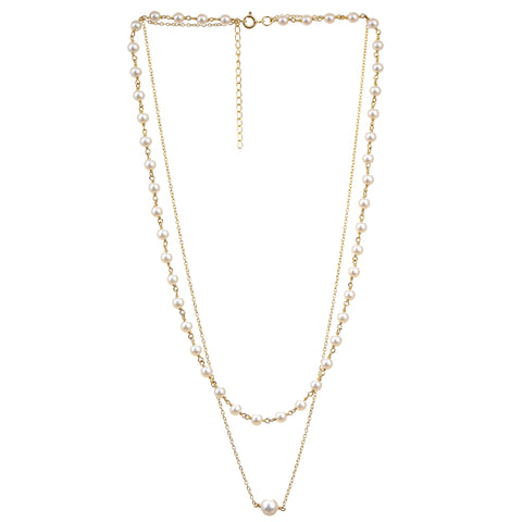 Seya Silver Pearl Necklace