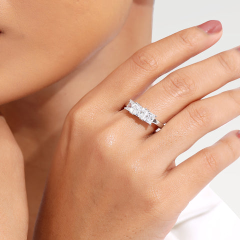 Kia Silver Adjustable Ring
