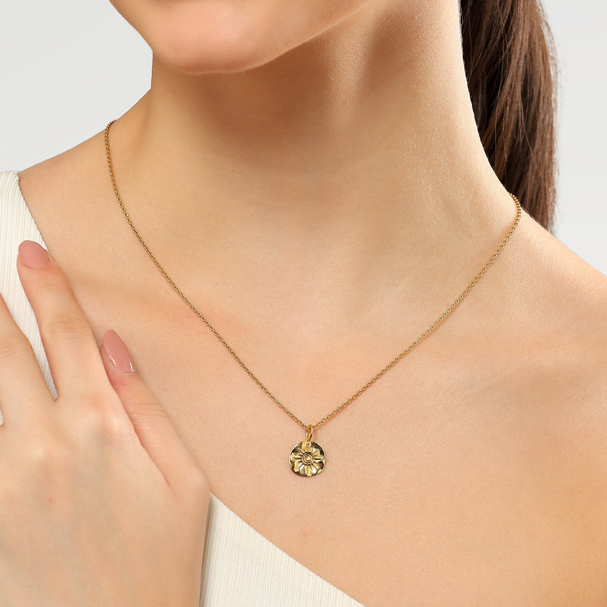 Emma Organic Sun Pendant