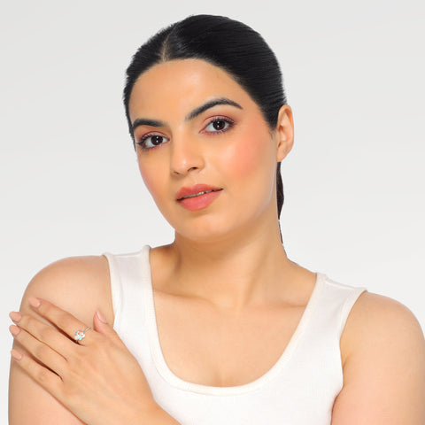 Anna Sterling Silver Multi Gemstone Ring