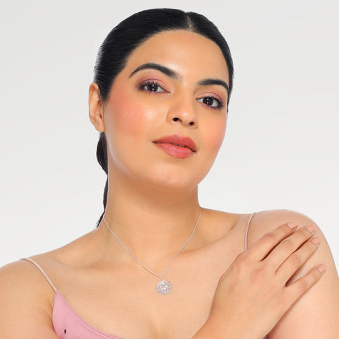 June Sterling Silver Elegant Pendant