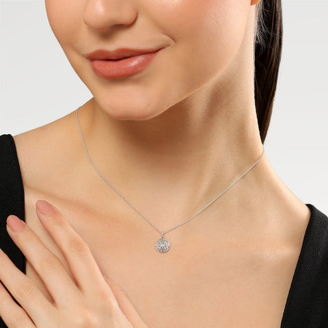 Seya Sterling Silver Filigree Pendant