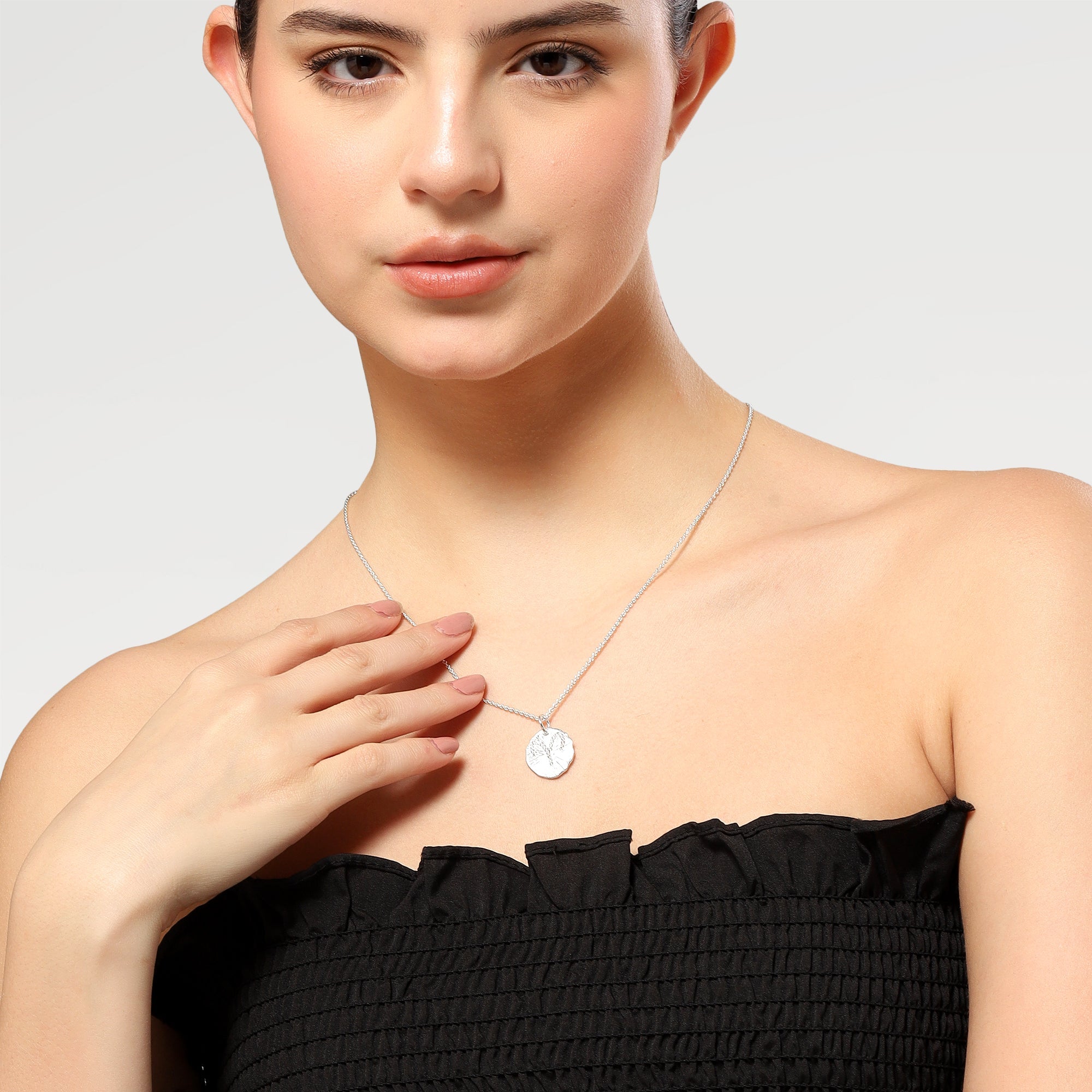 Ella Pave CZ Aries Zodiac Necklace
