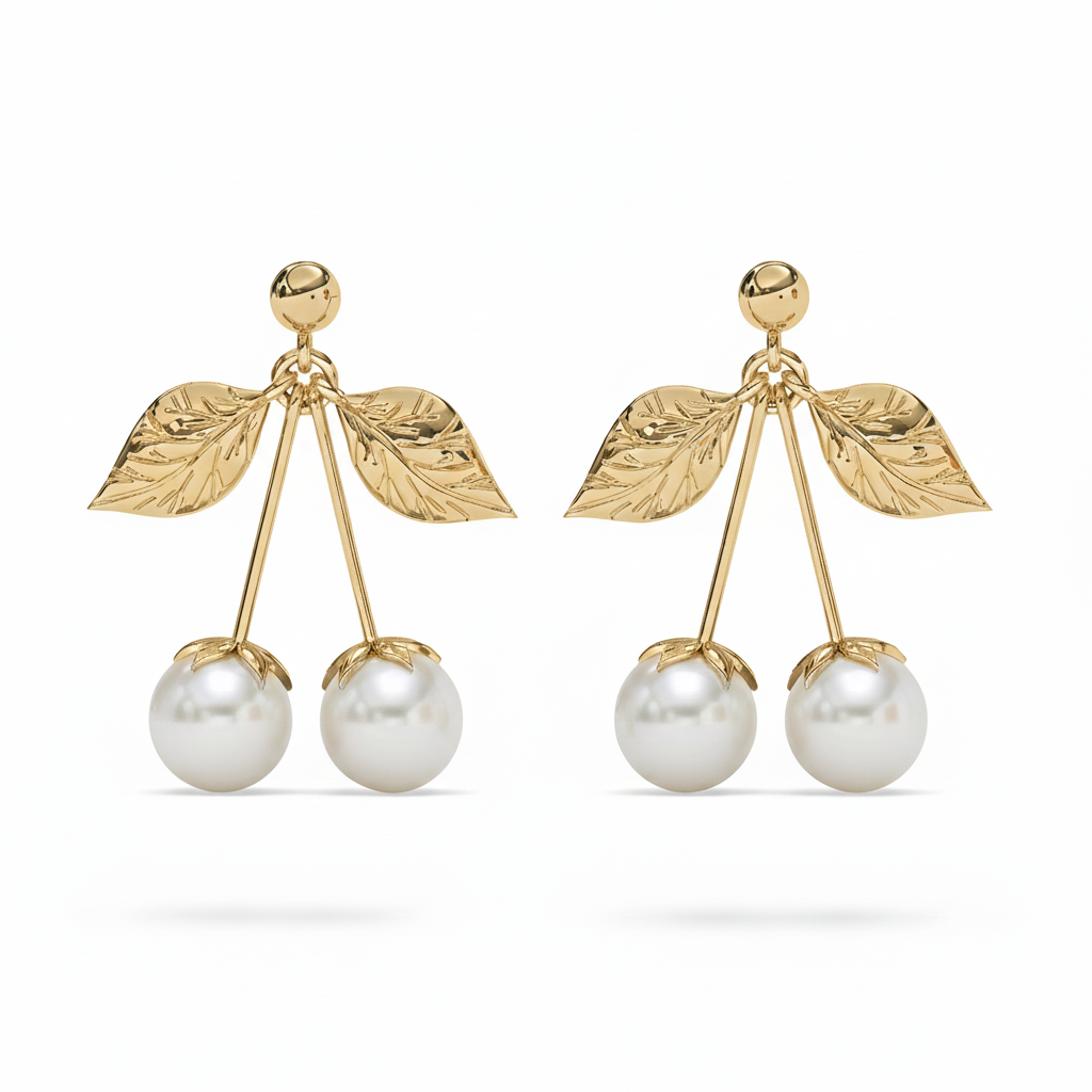 Bria Silver Synthetic Pearl Earrings